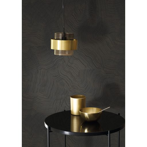 Texturált topográfiai mintás tapéta –szürke árnyalatú modern design