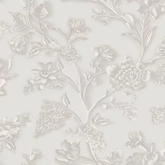   Elegáns virágmintás tapéta beige-krém-szürke  árnyalatban 10x0,53m