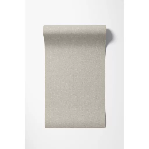Elegáns, világos beige árnyalatú tapéta finom, szövethatású geometrikus struktúrával  10x0,53m