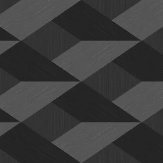   Prémium minőségű fekete-szürke geometrikus tapéta modern enteriőrökhöz. 3D hatású design