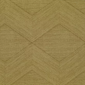 Arany-okker geometrikus tapéta textilhatású mintával