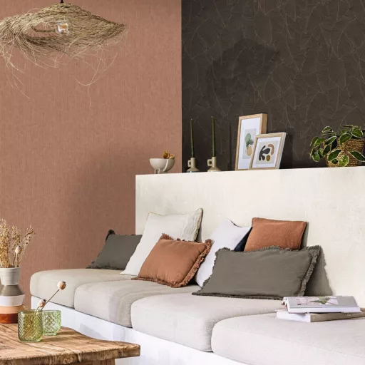 Modern levél mintás tapéta – elegáns grafikus design tapéta 