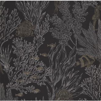   Tengeri mintás design tapéta – korall, hal és medúza motívumos dekor tapéta