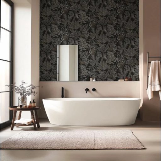 Tengeri mintás design tapéta – korall, hal és medúza motívumos dekor tapéta