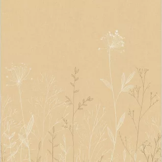  Botanikus fali dekor panel tapéta – minimalista vadvirág mintás design tapéta modern enteriőrökhöz  2,5mx2m