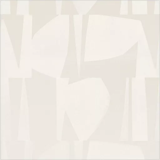 Modern geometrikus tapéta – elegáns krém és bézs absztrakt mintás fali dekor panel 2,5mx2.5m