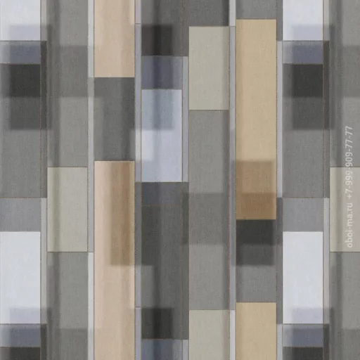 Modern, geometrikus posztertapéta karakteres, elegáns színvilággal. 2,12x 2,70m