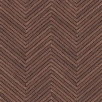   Halszálka fa hatású designer tapéta – modern parketta mintás dekor falburkolat fekete-vörösesbarna árnyalat