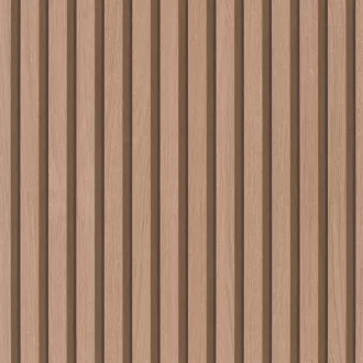   Lamella hatású design tapéta – modern falpanel mintázat elegáns és karakteres enteriőrökhöz réz színben