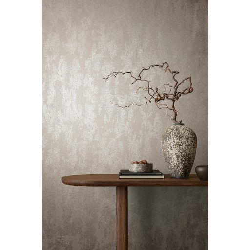 Világos bézs strukturált falhatású tapéta – modern vakolat hatású dekor tapéta