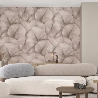   Nagyléptékű - látványos  ginkgo levélmintás posztertapéta. 2,12x 2,70m