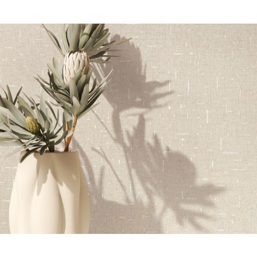 Krém szövethatású tapéta – világos, elegáns textil hatású faldekoráció