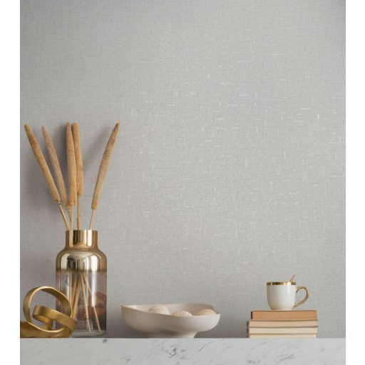 Világos drapp szövethatású tapéta – modern textil hatású faldekoráció