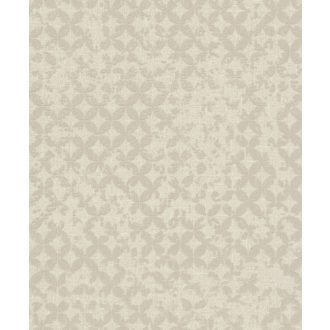   Bézs mintás tapéta finom geometrikus motívummal – elegáns faldekoráció