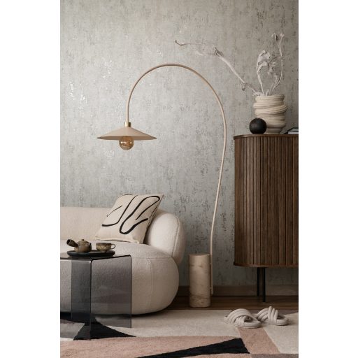 Világos betonhatású tapéta – modern, vakolat textúrájú falburkolat