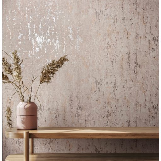 Világos betonhatású tapéta finom patinával – letisztult vakolat textúra
