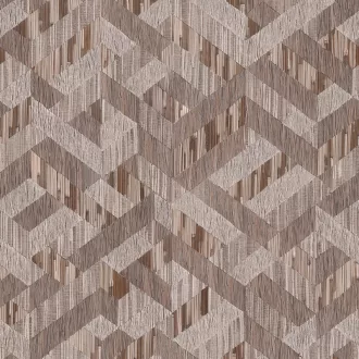   Karakteres geometrikus mintás tapéta textilhatású struktúrával -taupe színben