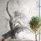 Művészi dekor tapéta balerina motívummal – festményszerű falpanel design 212x270cm