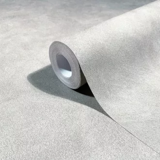   Halványszürke  színű dekorfestés hatású tapéta – modern strukturált falfelület elegáns enteriőrbe