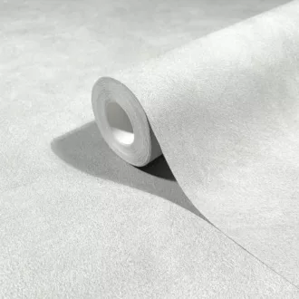   Fehér színű dekorfestés hatású tapéta – modern strukturált falfelület elegáns enteriőrbe