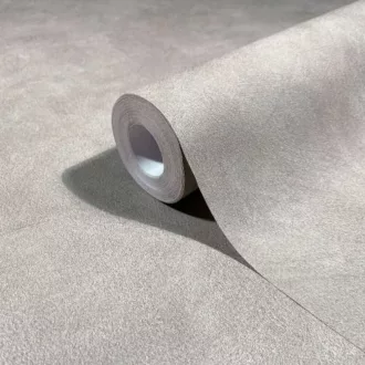   Meleg szürke színű dekorfestés hatású tapéta – modern strukturált falfelület elegáns enteriőrbe