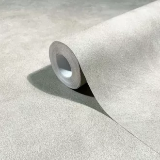   Világos szürke színű dekorfestés hatású tapéta – modern strukturált falfelület elegáns enteriőrbe