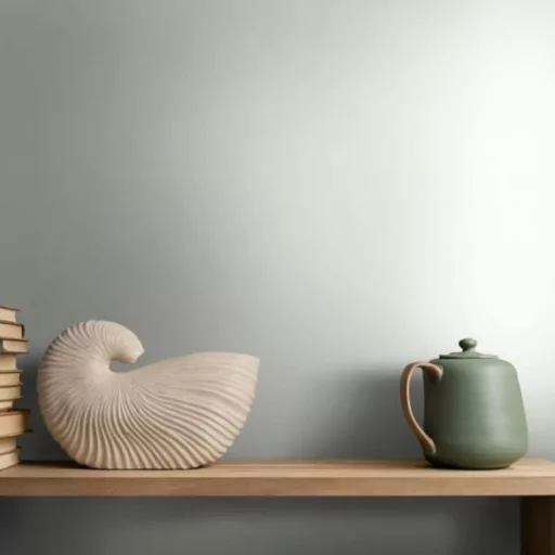 Világos szürke színű dekorfestés hatású tapéta – modern strukturált falfelület elegáns enteriőrbe