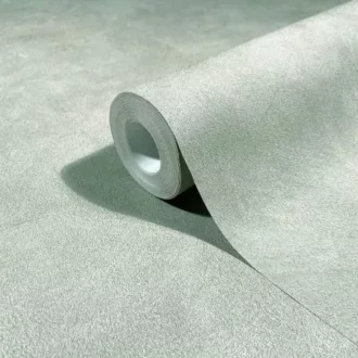   Pasztell zöld színű dekorfestés hatású tapéta – modern strukturált falfelület elegáns enteriőrbe