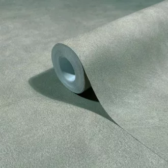   Mentazöld színű dekorfestés hatású tapéta – modern strukturált falfelület elegáns enteriőrbe