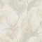 Letisztult, nagy levélmintás tapéta finom textúrával krém,beige kombinációval