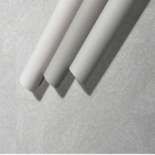 Világosbarna színű textil hatású tapéta – elegáns struktúrált tapéta modern enteriőrbe