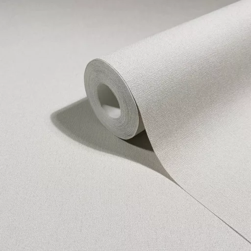 Krém színű textil hatású tapéta – elegáns struktúrált tapéta modern enteriőrbe