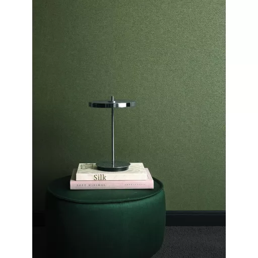 Elegáns, textilhatású tapéta finom mintázattal, zöld árnyalatban 10x0.7m