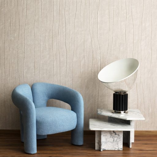 Exkluzív megjelenésű design tapéta különleges gyűrt felületi struktúrával beige árnyalatban 10m x 0,70m