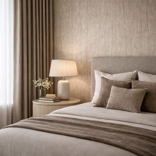 Exkluzív megjelenésű design tapéta különleges gyűrt felületi struktúrával taupe árnyalatban 10m x 0,70m