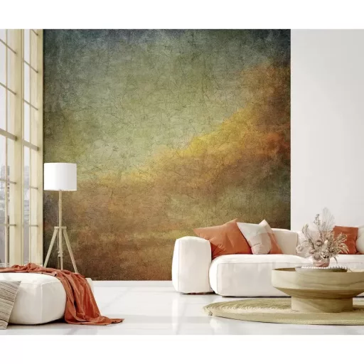 Modern, festett hatású design tapéta különleges strukturált felülettel 2,65m x 2,70m