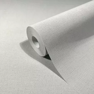   Halvány szürke egyszínű tapéta finom  textil struktúrával – modern pasztell fali tapéta 0,53x10m