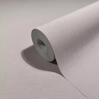   Lilás rózsaszín egyszínű tapéta finom  textil struktúrával – modern pasztell fali tapéta 0,53x10m