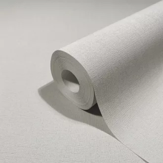   Pasztell szürke egyszínű tapéta finom  textil struktúrával – modern pasztell fali tapéta 0,53x10m