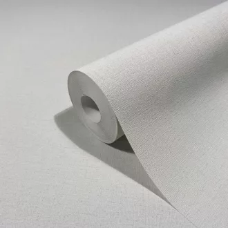   Halványszürke egyszínű tapéta finom  textil struktúrával – modern pasztell fali tapéta 0,53x10m