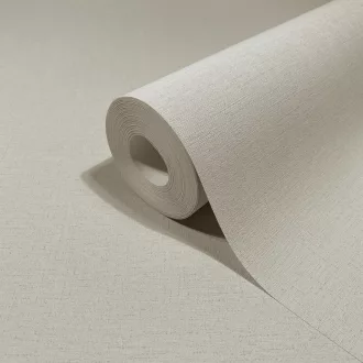   Krém egyszínű tapéta finom  textil struktúrával – modern pasztell fali tapéta 0,53x10m