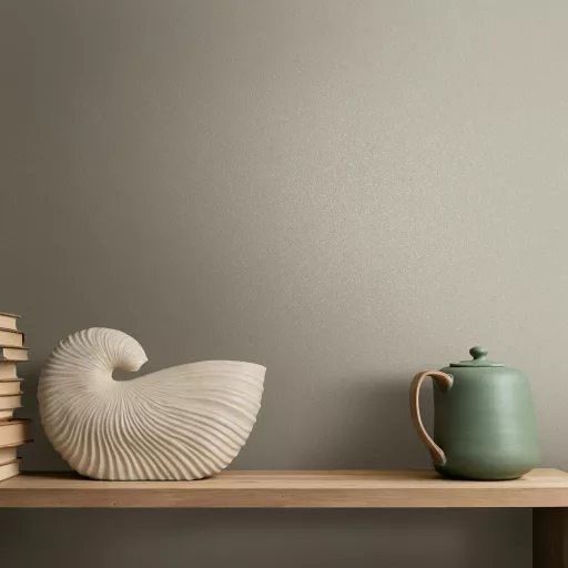 Pasztell szürkés beige egyszínű tapéta finom struktúrával – modern pasztell fali tapéta 0,53x10m