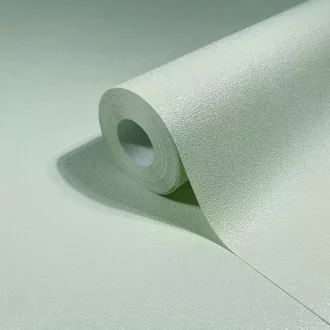  Pasztell zöld egyszínű tapéta finom struktúrával – modern pasztell fali tapéta 0,53x10m