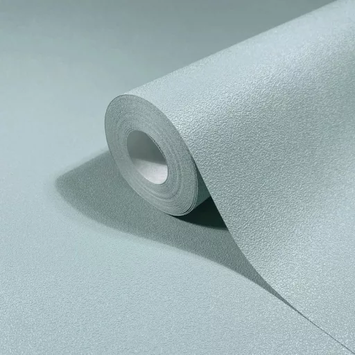 Pasztell türkiz  egyszínű tapéta finom struktúrával – modern pasztell fali tapéta 0,53x10m