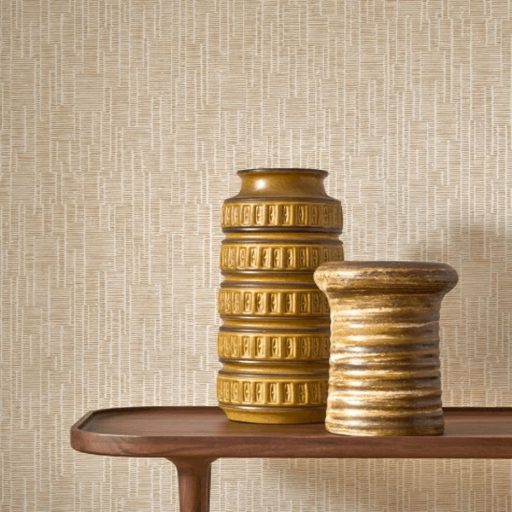 Modern geometrikus mintás tapéta – elegáns dekor tapéta homokszínben