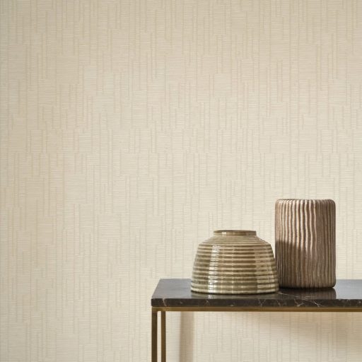 Modern geometrikus mintás tapéta – elegáns dekor tapéta krém színben