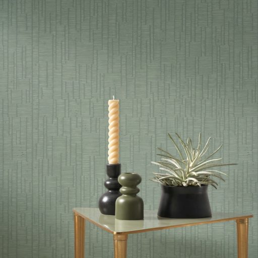 Modern geometrikus mintás tapéta – elegáns dekor tapéta mentazöld színben