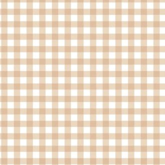   Camel barna szímű  kockás gyerek tapéta – Skandináv mintás faldekor gyerekszobába