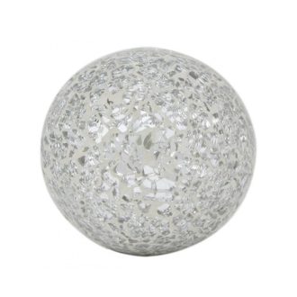 Ezüst színű mozaik gömb