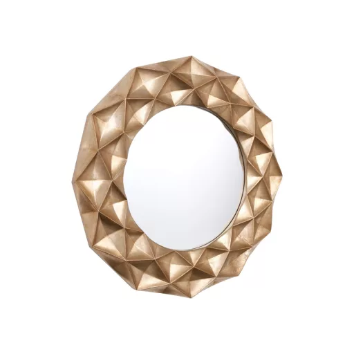 Modern geometrikus fali tükör – elegáns design dekoráció